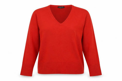 Womens UK Size 12 Debenhams Red Pullover Jumper