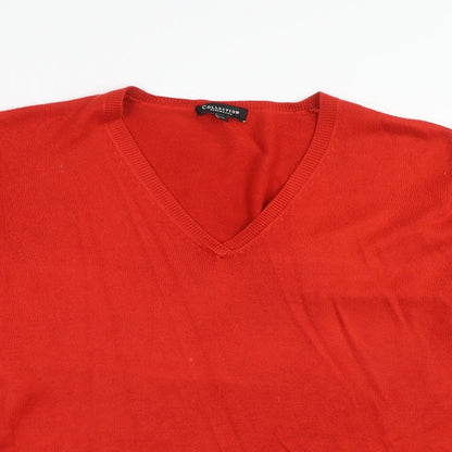 Womens UK Size 12 Debenhams Red Pullover Jumper