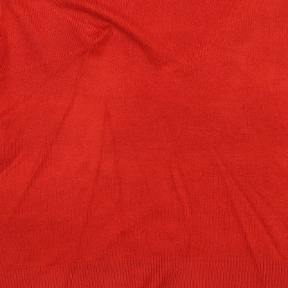 Womens UK Size 12 Debenhams Red Pullover Jumper