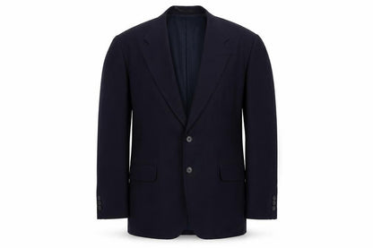 ShiQi Mens Blue Wool Jacket Suit Jacket Size 36 Regular