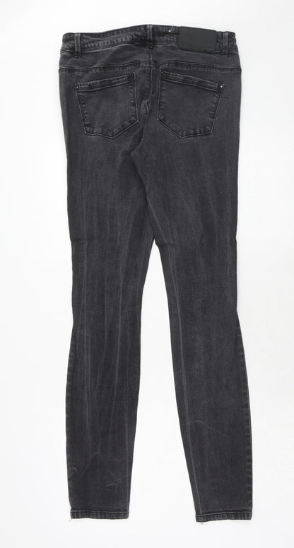 Only Womens Black Cotton Skinny Jeans Size 30 in L34 in Regular Zip