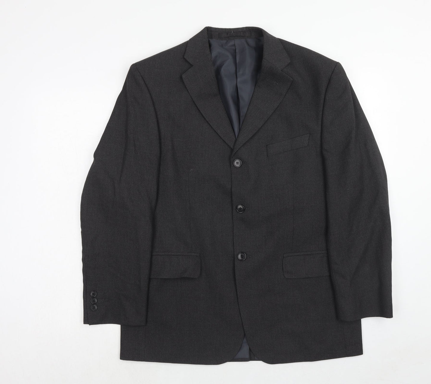 Mens UK Size 40 Marks and Spencer Regular Grey Suit Jacket