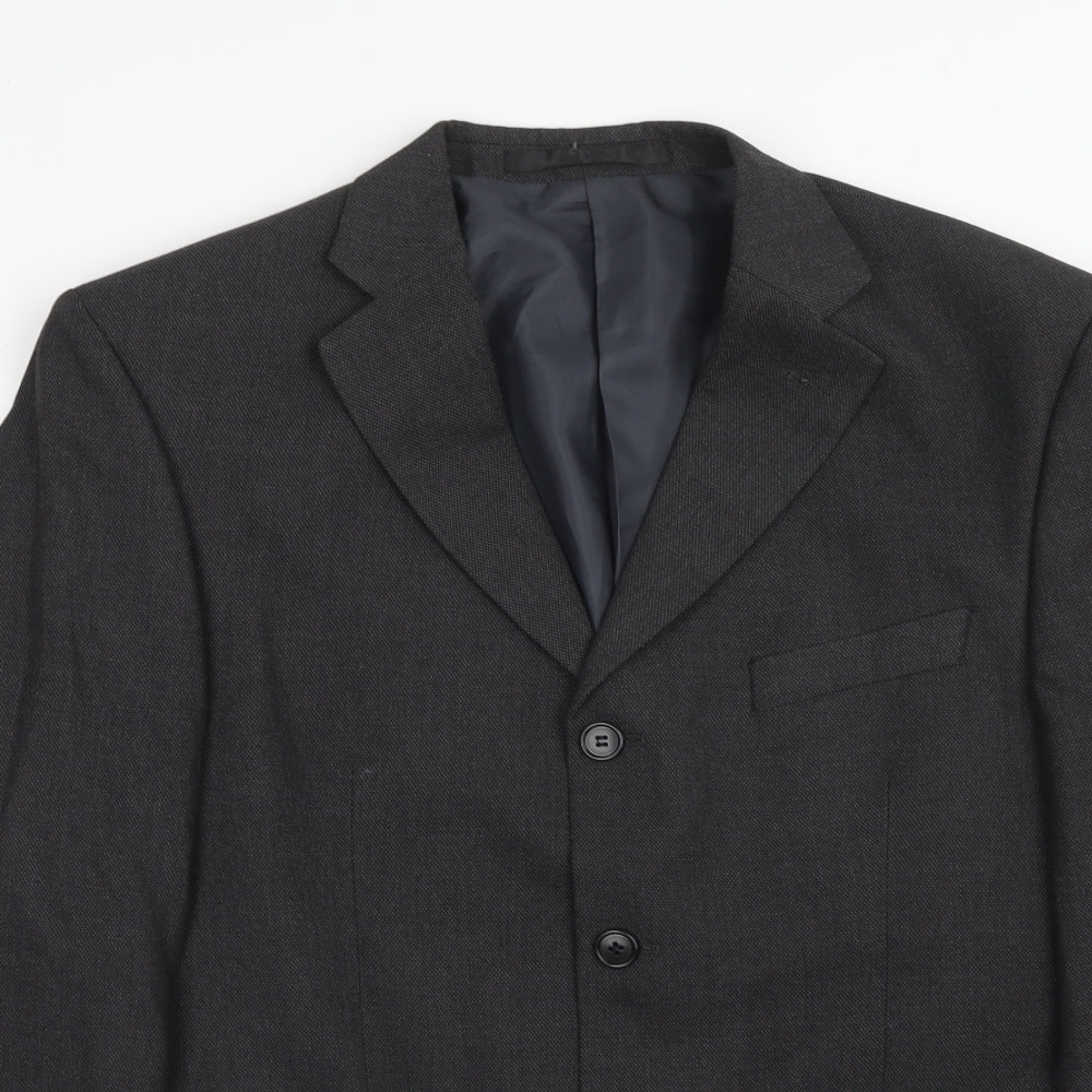 Mens UK Size 40 Marks and Spencer Regular Grey Suit Jacket