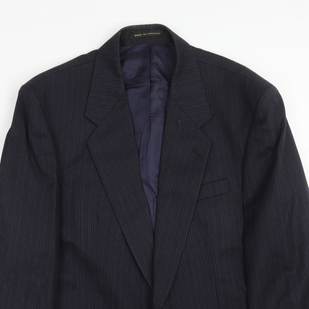 Mens UK Size 42 James Barry Regular Blue Suit Jacket