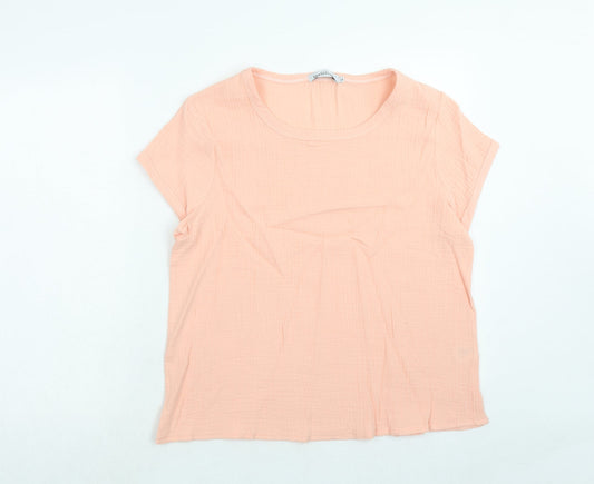 Womens UK Size L MissLook Pink Basic T-Shirt
