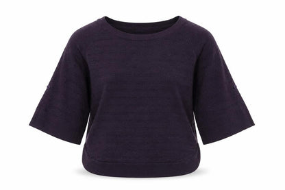 a.v.v Standard Womens Purple Roll Neck Acrylic Pullover Jumper Size 10