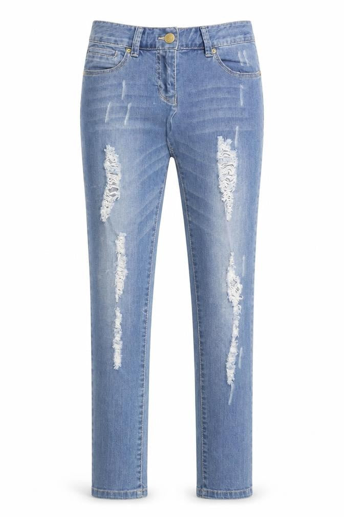 Womens UK Size 8 South Regular Fit Skinny Blue Jeans
