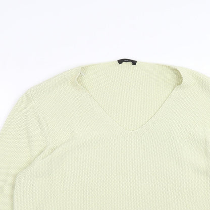 Womens UK Size 16 M&Co Green Pullover Jumper