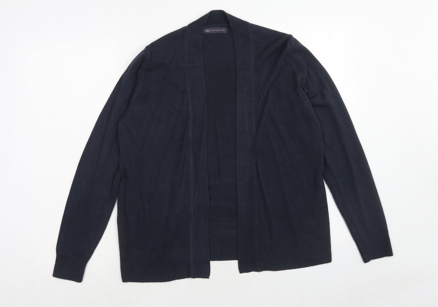 Womens UK Size M Marks and Spencer Blue Cardigan Jumper