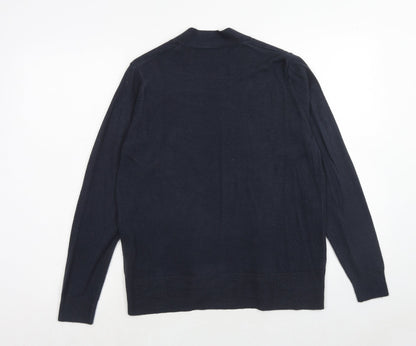 Womens UK Size M Marks and Spencer Blue Cardigan Jumper
