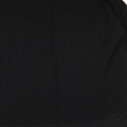 George Womens Black Boat Neck Polyester Pullover Jumper Size 14