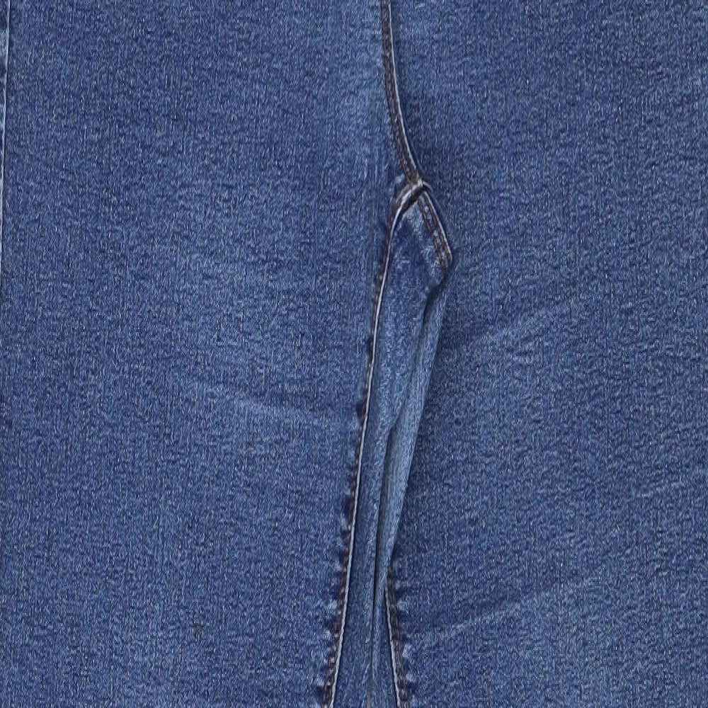 Womens UK Size 10 Papaya Regular Fit Skinny Blue Jeans