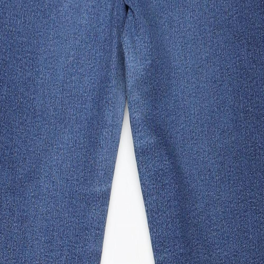 Womens UK Size 10 Papaya Regular Fit Skinny Blue Jeans