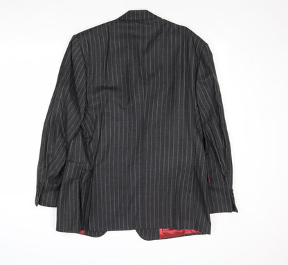Mens UK Size 42 Preworn Regular Grey Suit Jacket