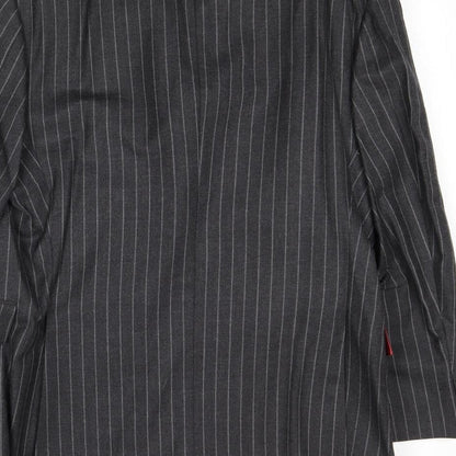 Mens UK Size 42 Preworn Regular Grey Suit Jacket