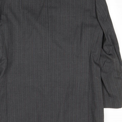 Mens UK Size 40 Preworn Regular Grey Suit Jacket
