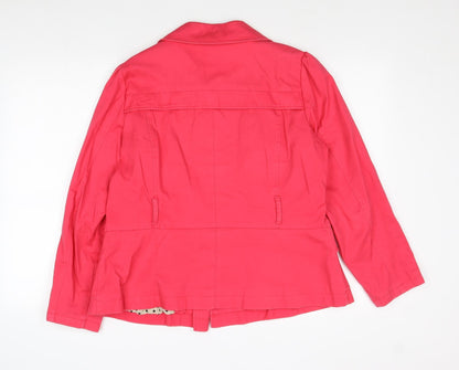 Womens UK Size 16 Marks and Spencer Pink Jacket