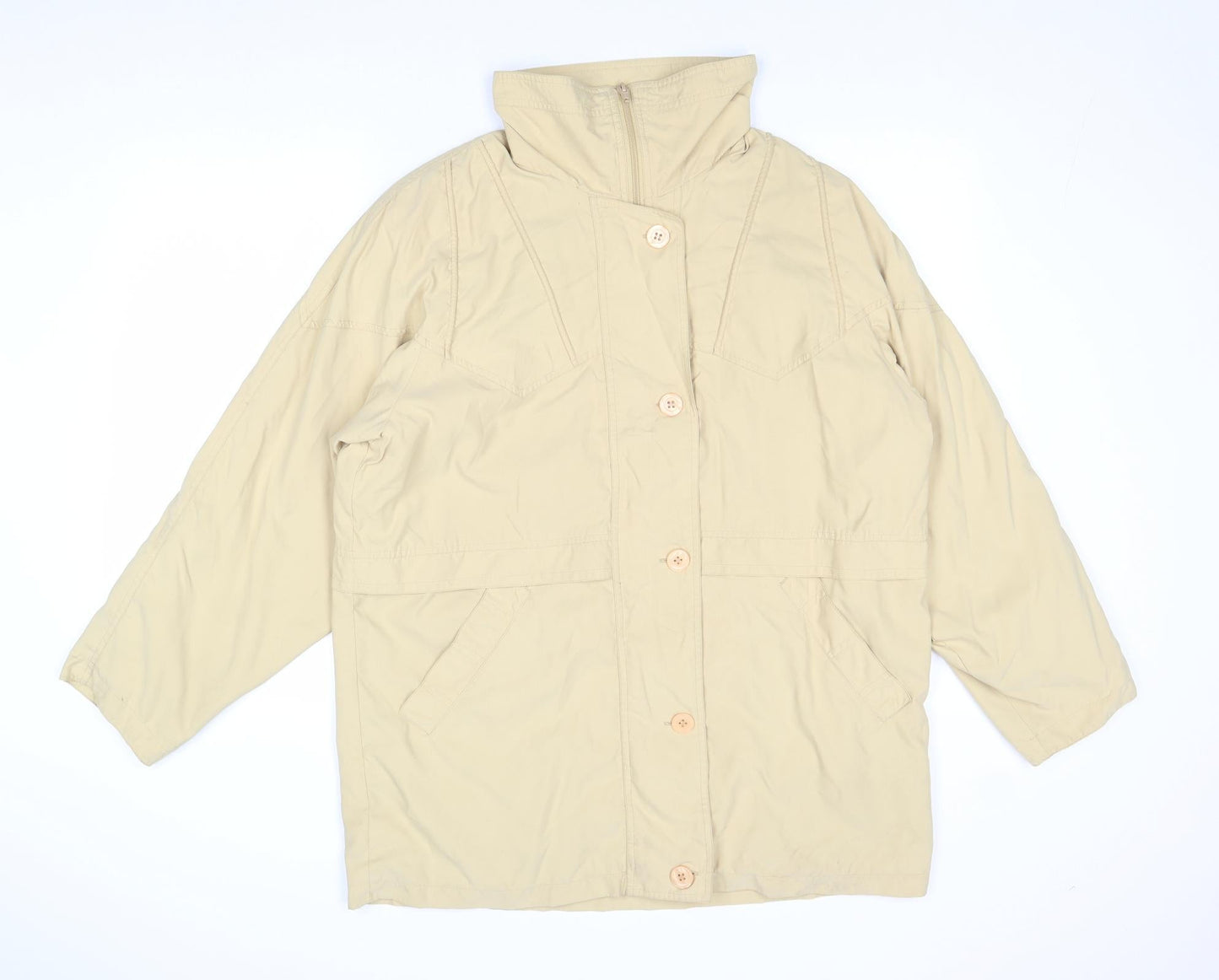 Womens UK Size 12 Nuage Beige Pea Coat