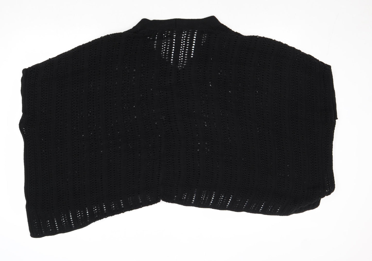 Gap Womens Black V-Neck Acrylic Pullover Jumper Size S - Poncho