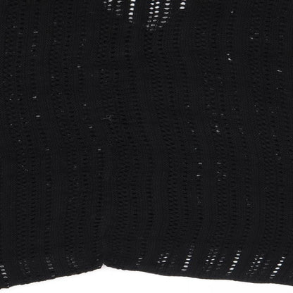 Gap Womens Black V-Neck Acrylic Pullover Jumper Size S - Poncho