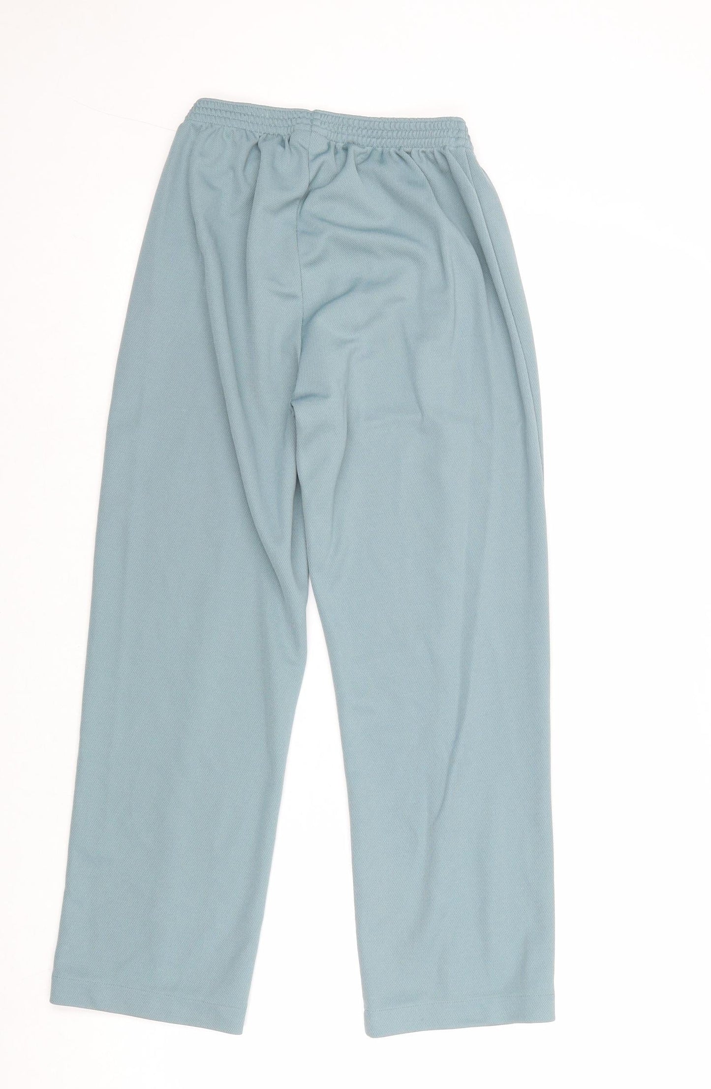 Renie Reney Womens Blue Polyacrylate Fibre Trousers Size 10 Regular