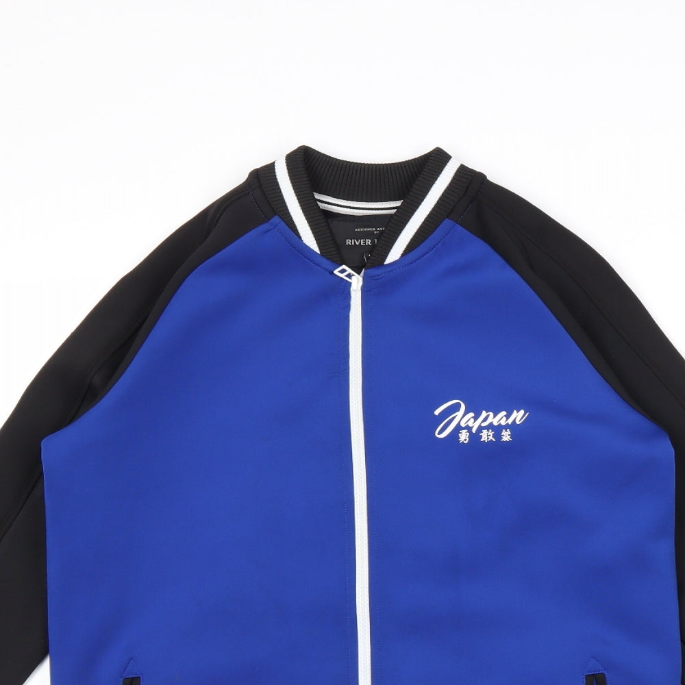 Mens UK Size XS River Island Blue Jacket