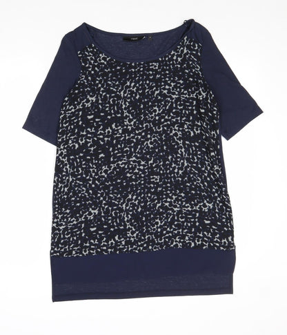 Womens UK Size 12 NEXT Blue Basic Blouse