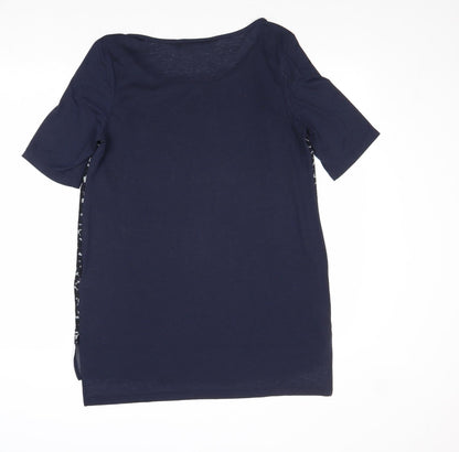 Womens UK Size 12 NEXT Blue Basic Blouse