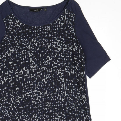 Womens UK Size 12 NEXT Blue Basic Blouse