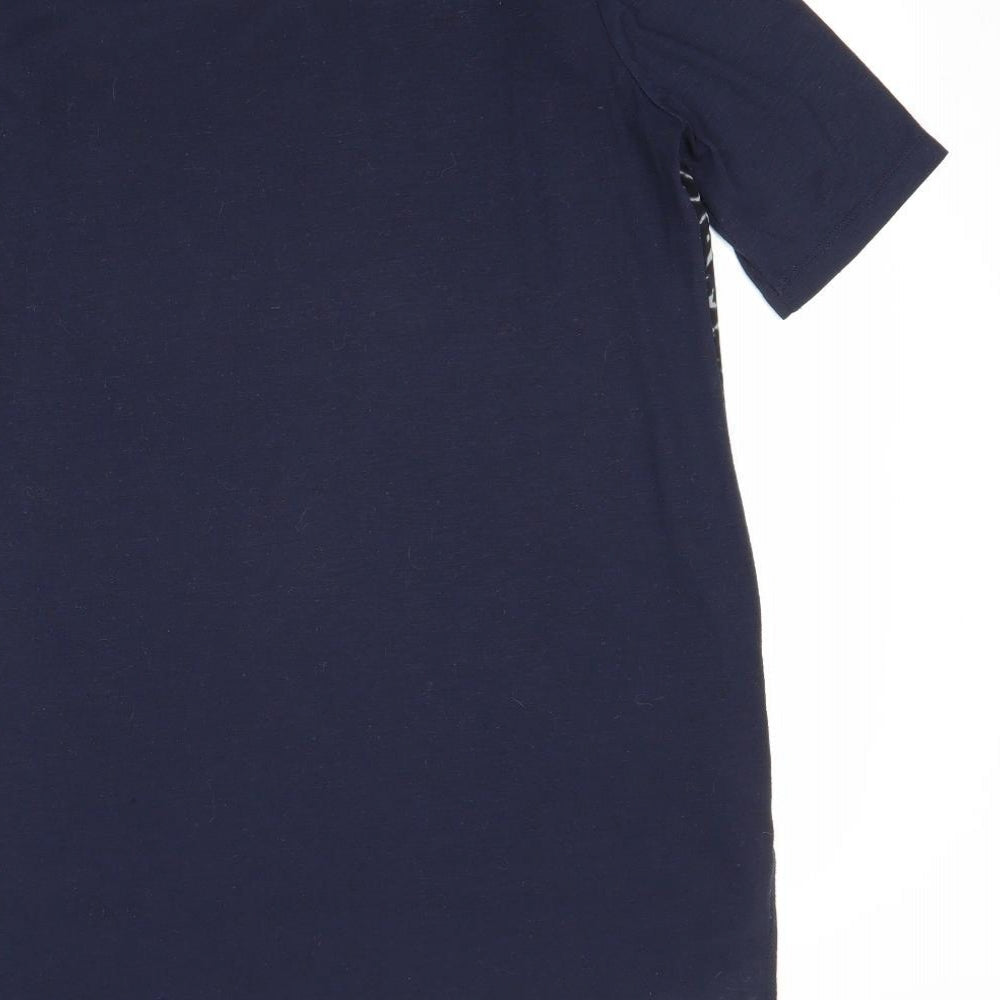 Womens UK Size 12 NEXT Blue Basic Blouse