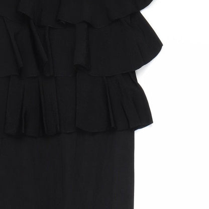 Zara Womens Black Viscose Bodycon Size S Off the Shoulder Pullover