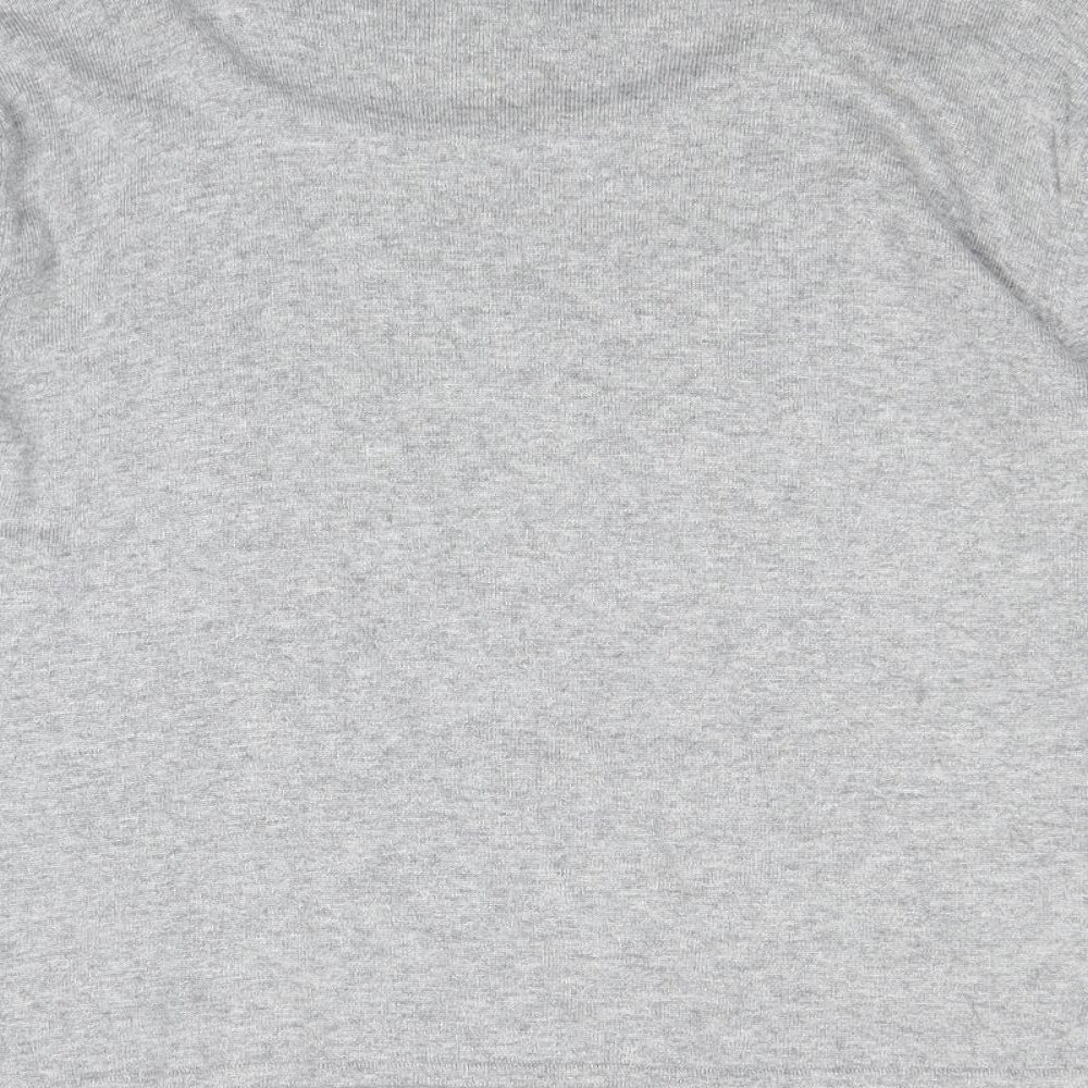 ALEX & CO Womens Grey Boat Neck Viscose Pullover Jumper Size 20