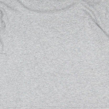 ALEX & CO Womens Grey Boat Neck Viscose Pullover Jumper Size 20