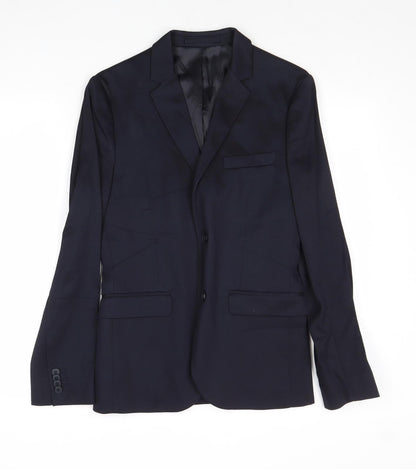 Mens UK Size 34 H&M Regular Blue Suit Jacket