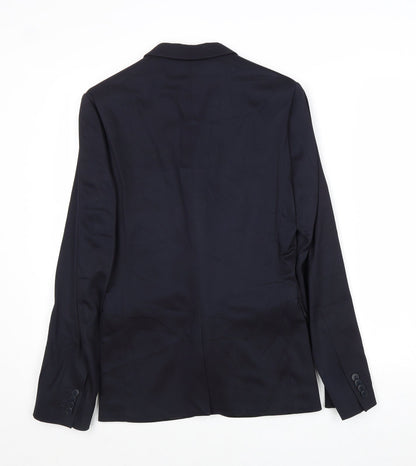 Mens UK Size 34 H&M Regular Blue Suit Jacket