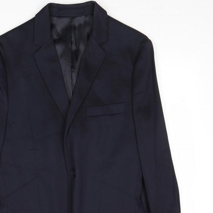 Mens UK Size 34 H&M Regular Blue Suit Jacket