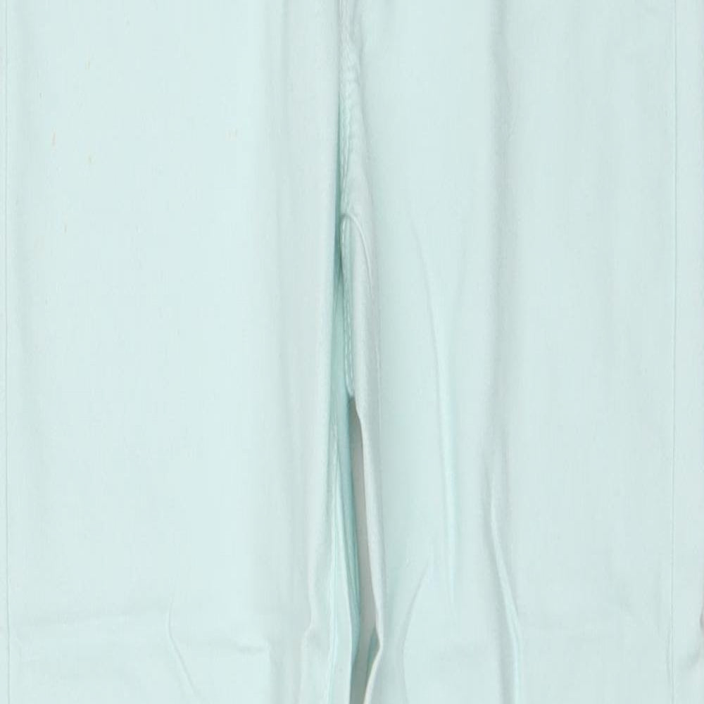 Denim & Co. Womens Blue Cotton Skinny Jeans Size 8 Regular Zip