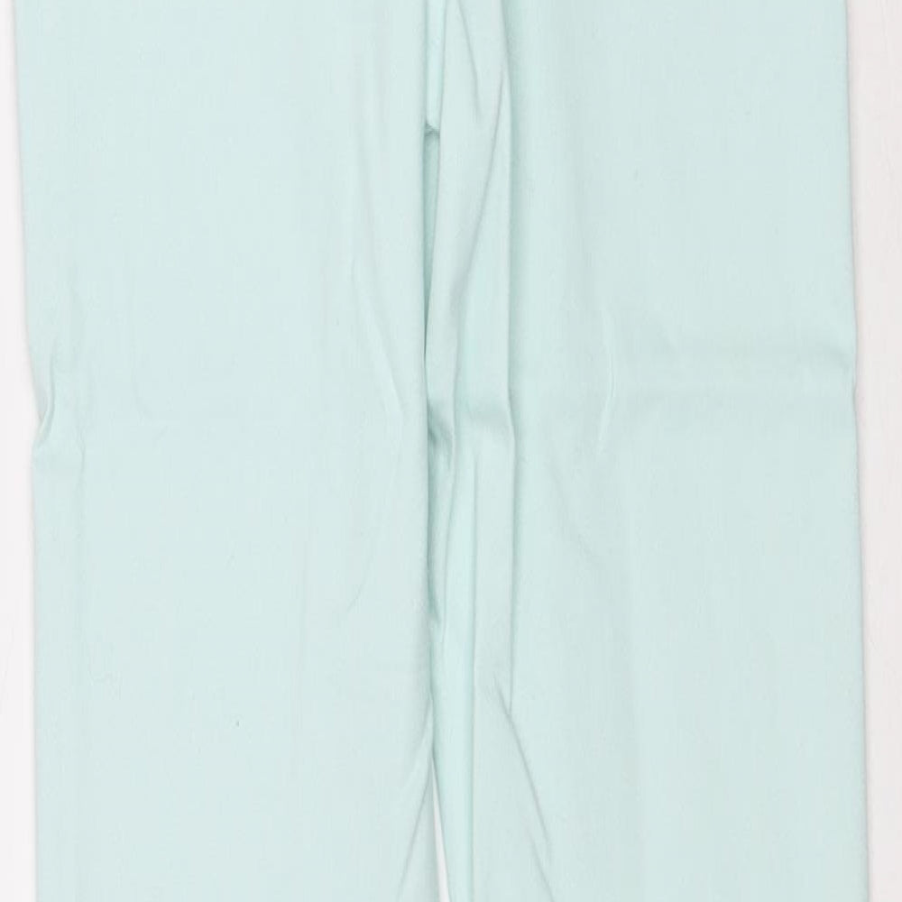 Denim & Co. Womens Blue Cotton Skinny Jeans Size 8 Regular Zip