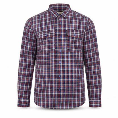 Mens UK Size M River Island Red  Button-Up Long Sleeve Casual Shirt