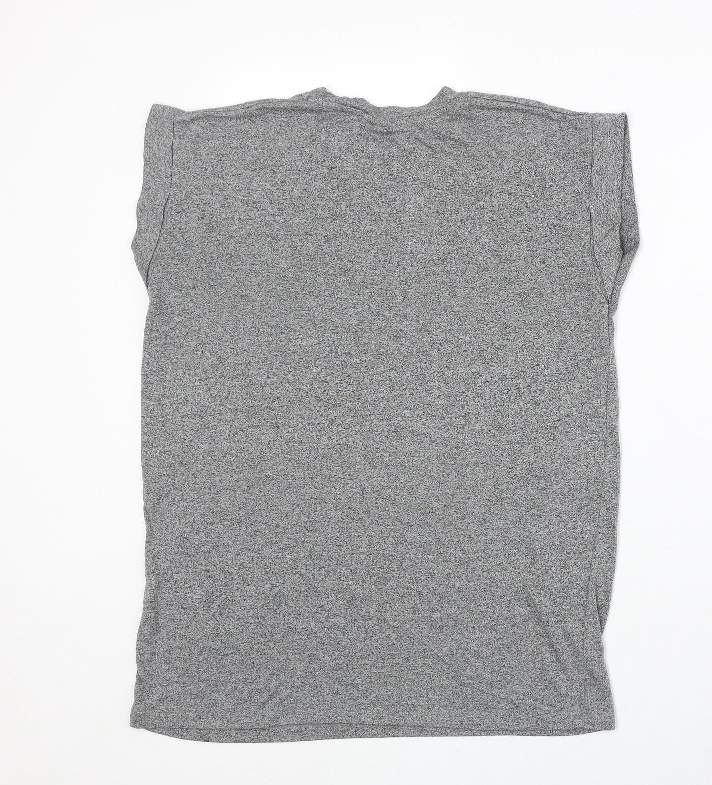 Womens UK Size 10 Atmosphere Grey Basic T-Shirt