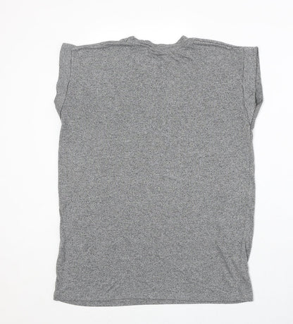 Womens UK Size 10 Atmosphere Grey Basic T-Shirt