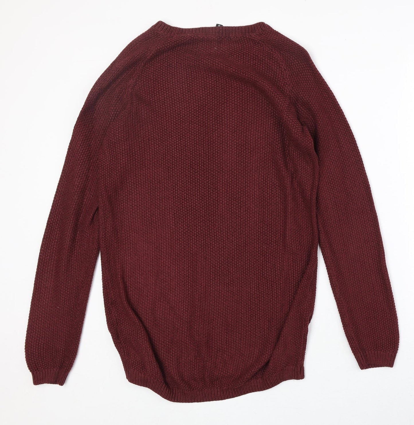 Womens UK Size S H&M Red Pullover Jumper