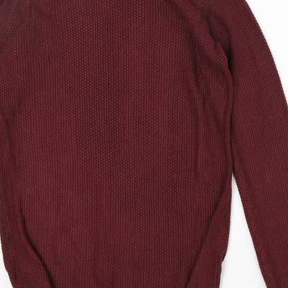 Womens UK Size S H&M Red Pullover Jumper