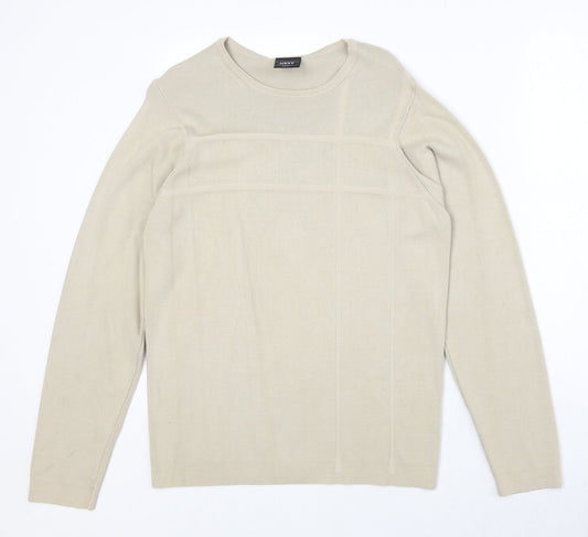 Womens UK Size S NEXT Beige Pullover Jumper