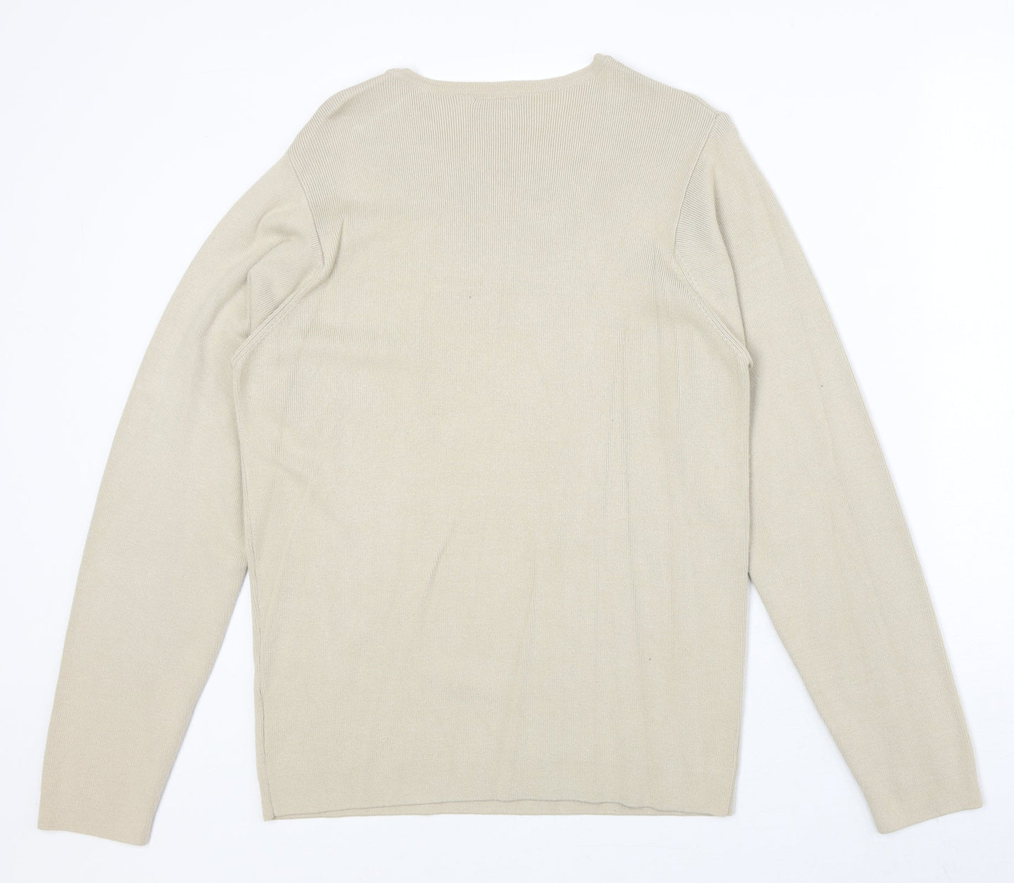 Womens UK Size S NEXT Beige Pullover Jumper