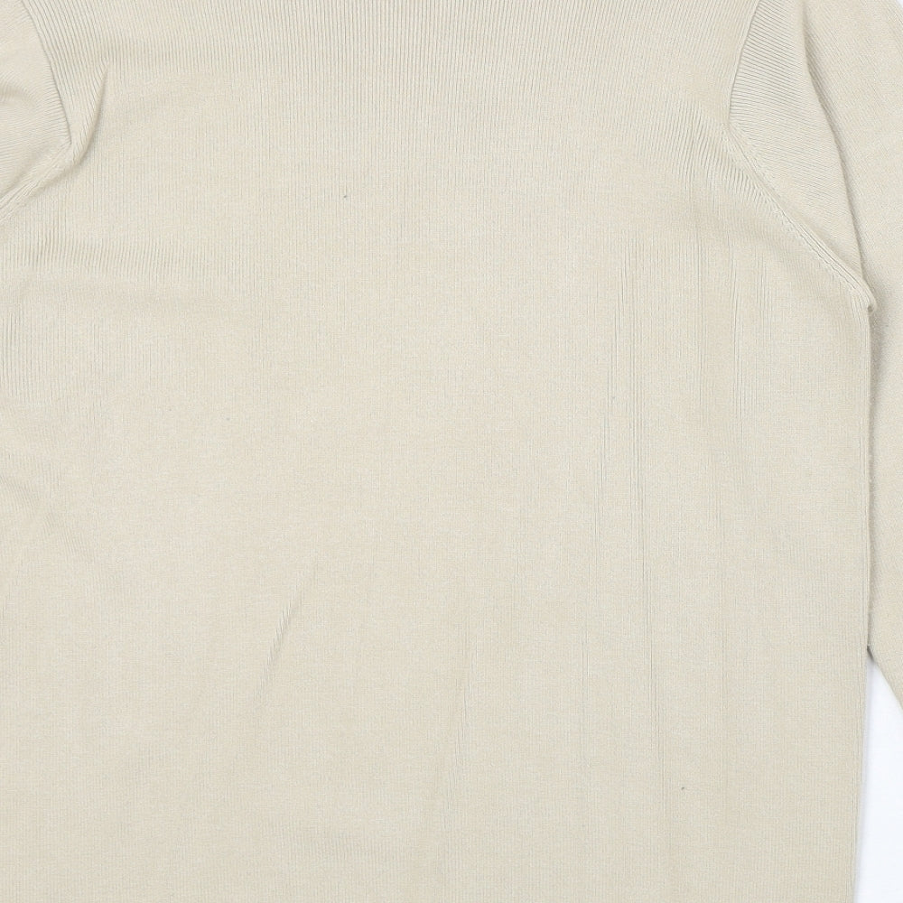 Womens UK Size S NEXT Beige Pullover Jumper