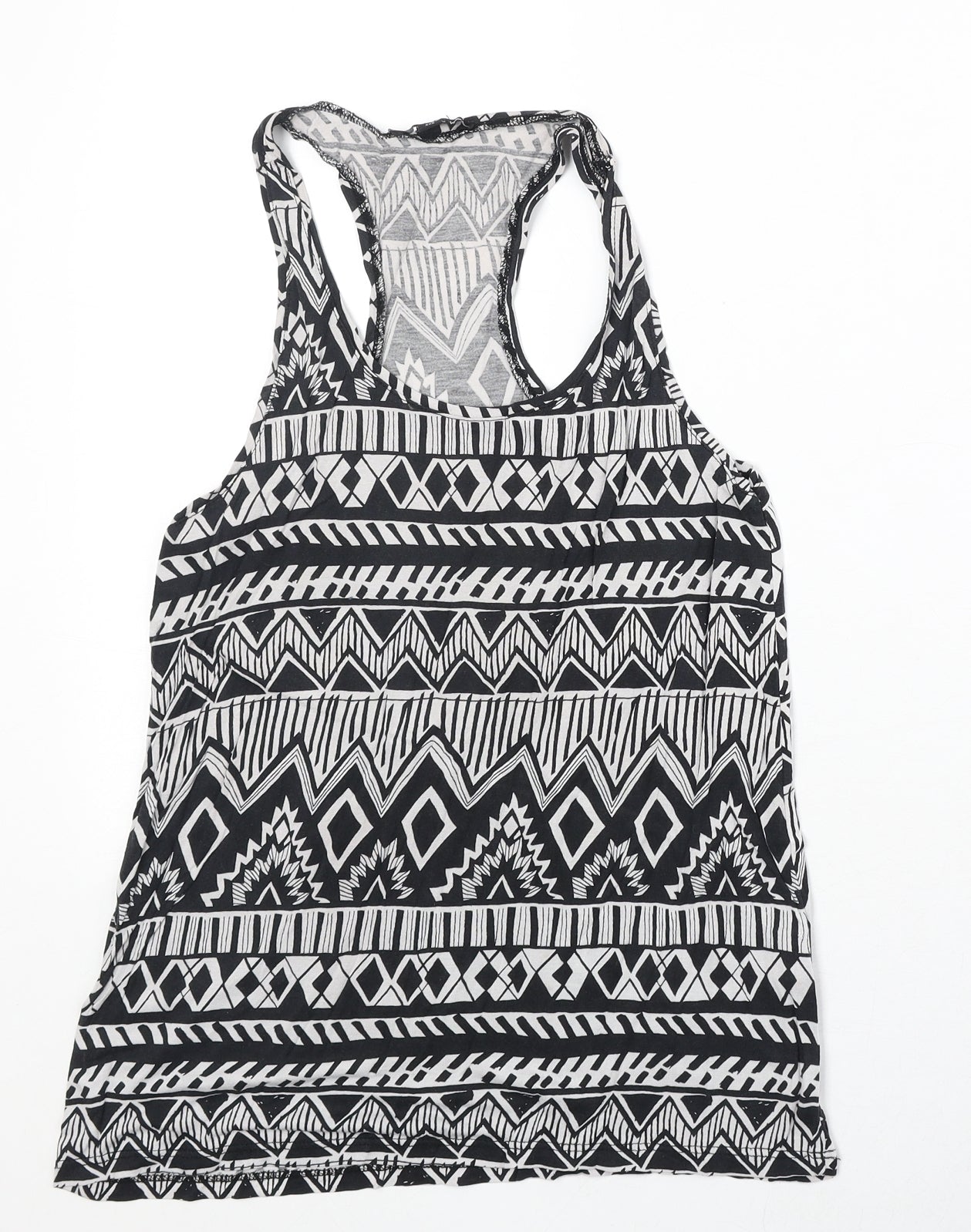 Womens UK Size 2XS TALLY WEiJL Black Basic Tank