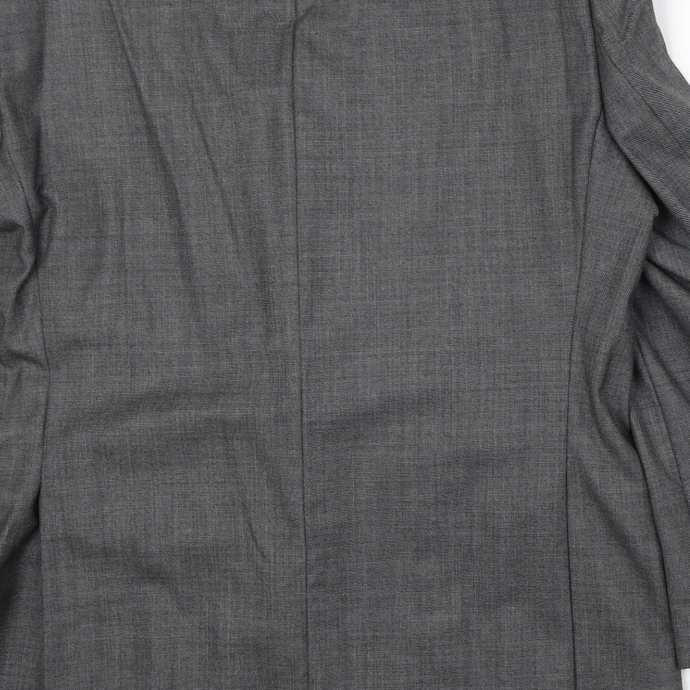 Mens UK Size 42 Paul Costelloe Regular Grey Suit Jacket