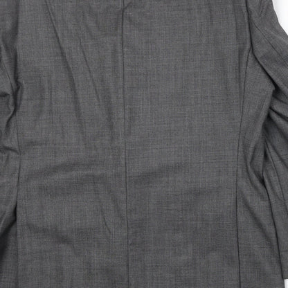 Mens UK Size 42 Paul Costelloe Regular Grey Suit Jacket