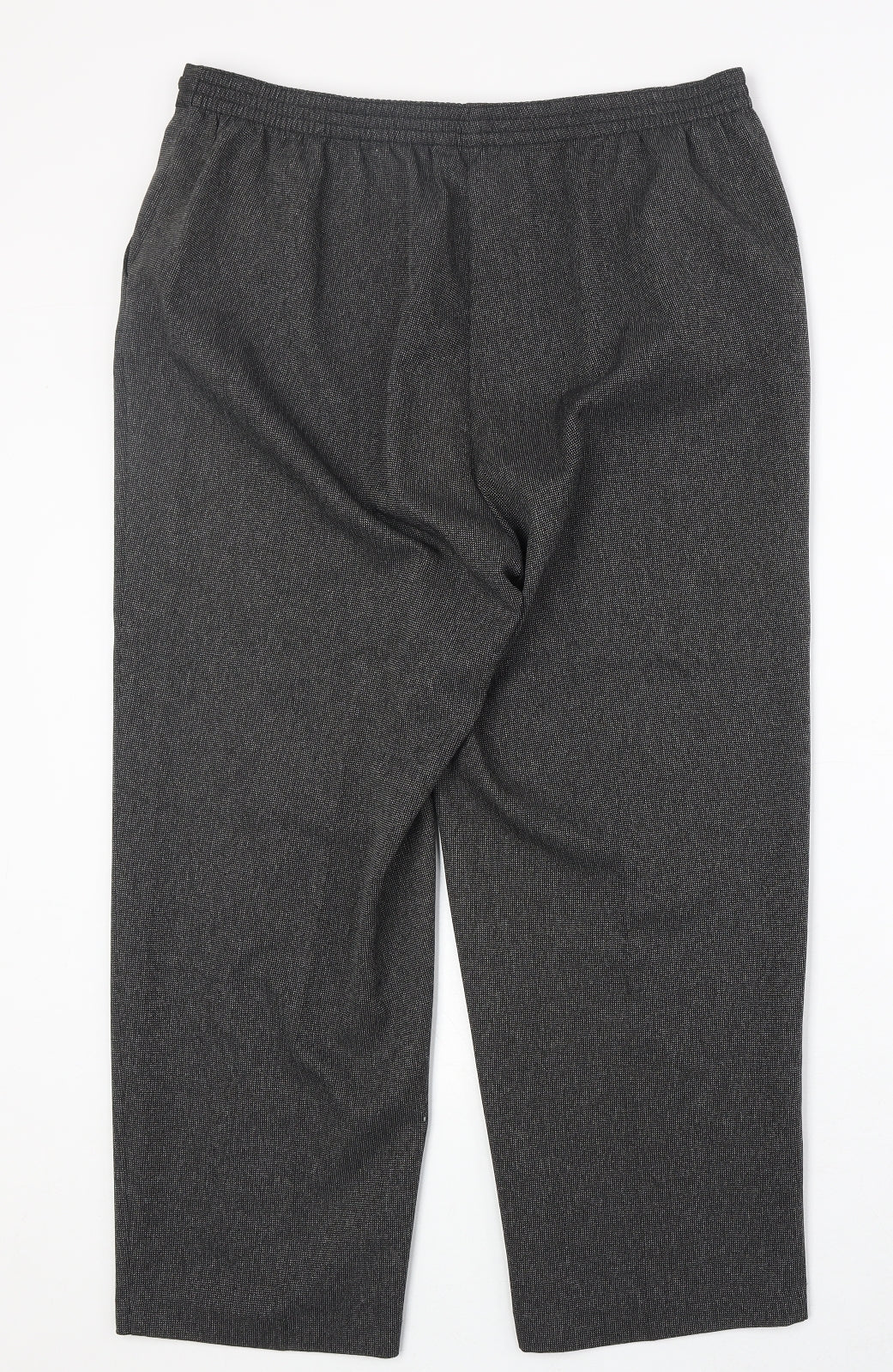 Bonmarché Womens Grey Polyester Trousers Size 14 Regular
